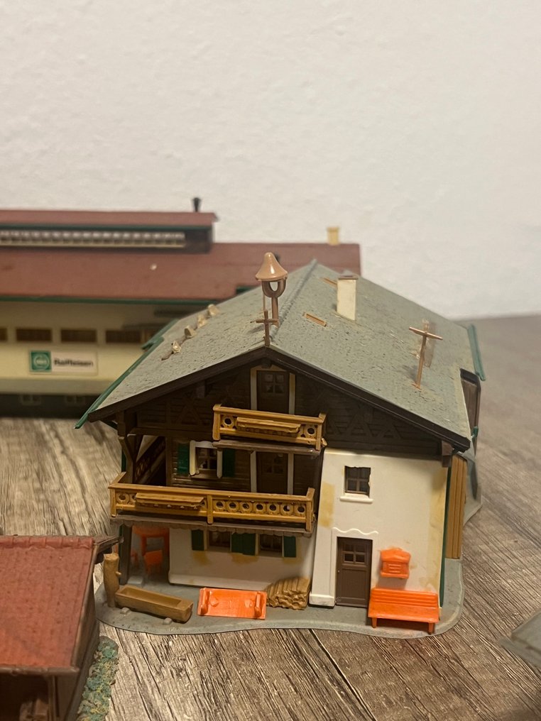 Faller, Vollmer H0 - Modelltog-landskap (12) - 12-delers bygge-/hussett etc. #3.2