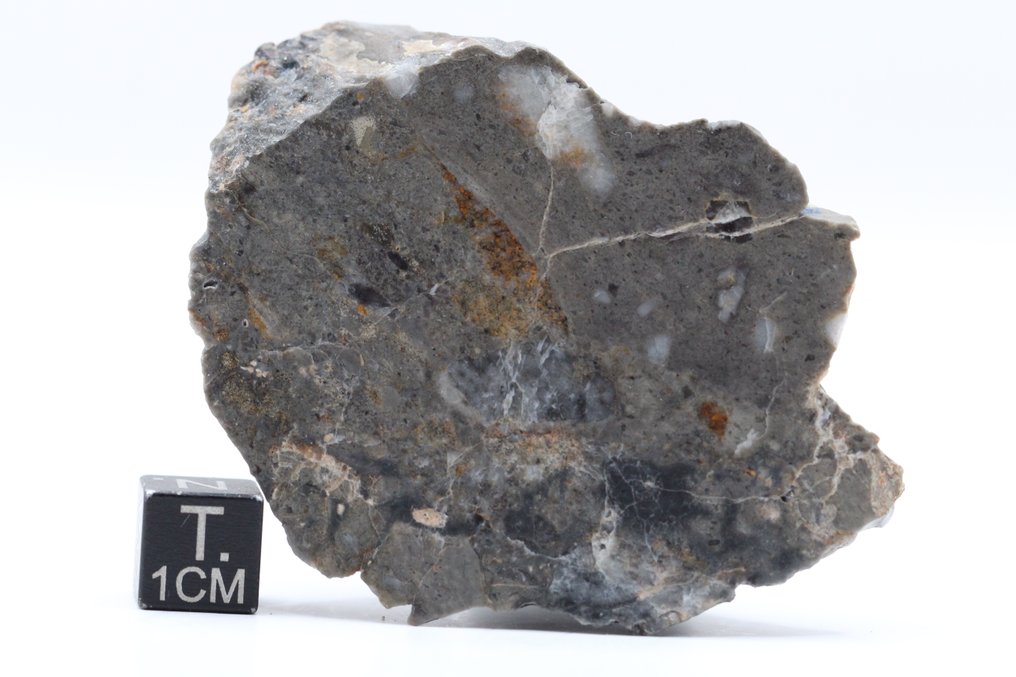 Holdmeteorit Touat 008 Lunar Troctolitiic melt breccia meteorite, rendkívül ritka Lunar, ez csak 5 ilyen Lunar - 70.3 g #1.0