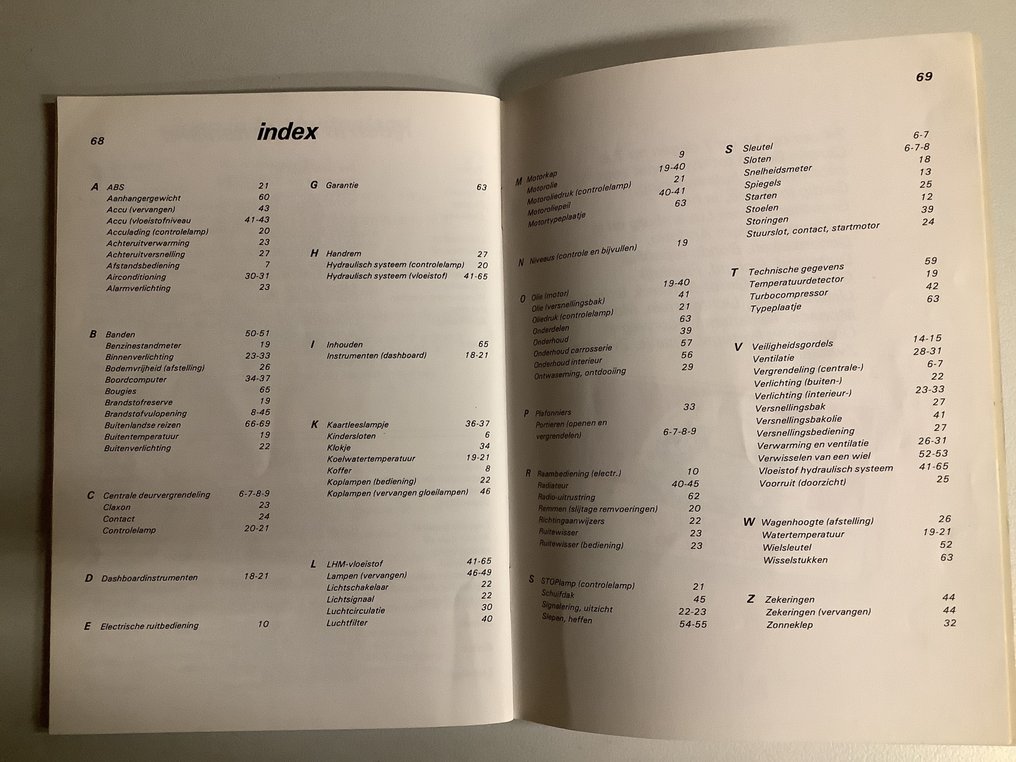 Manual - Citroën - CX 25 GTI Turbo Prestige #4.3