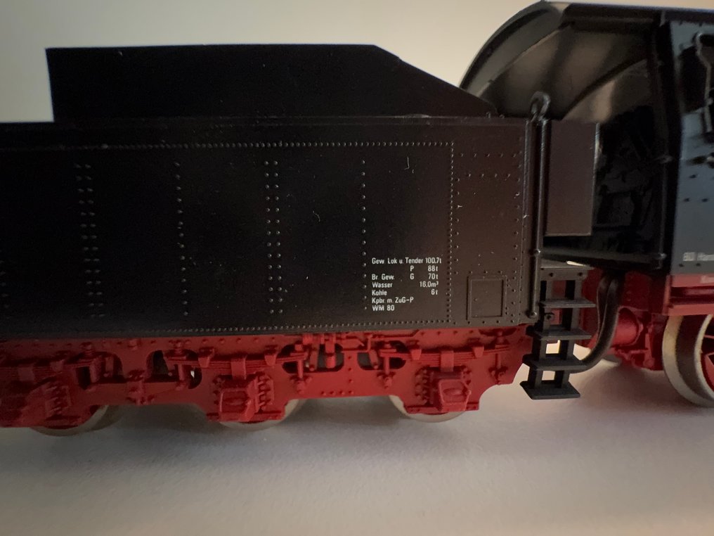 Fleischmann H0 - 電氣火車 (1) - H0比例模型，带独立煤车的蒸汽机车，标签56 2719可见。 - DRG #1.0