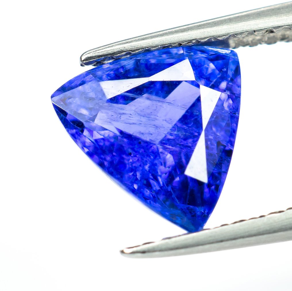 沒有保留價 坦桑石  - 2.29 ct - Bellerophon Gemlab - 紫色调的蓝色 #1.0