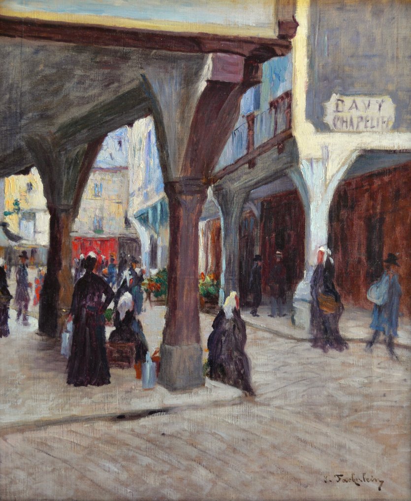 Jules Faehnlein (XIX-XXe siècle) - Rue de l'Apport à Dinan #1.0