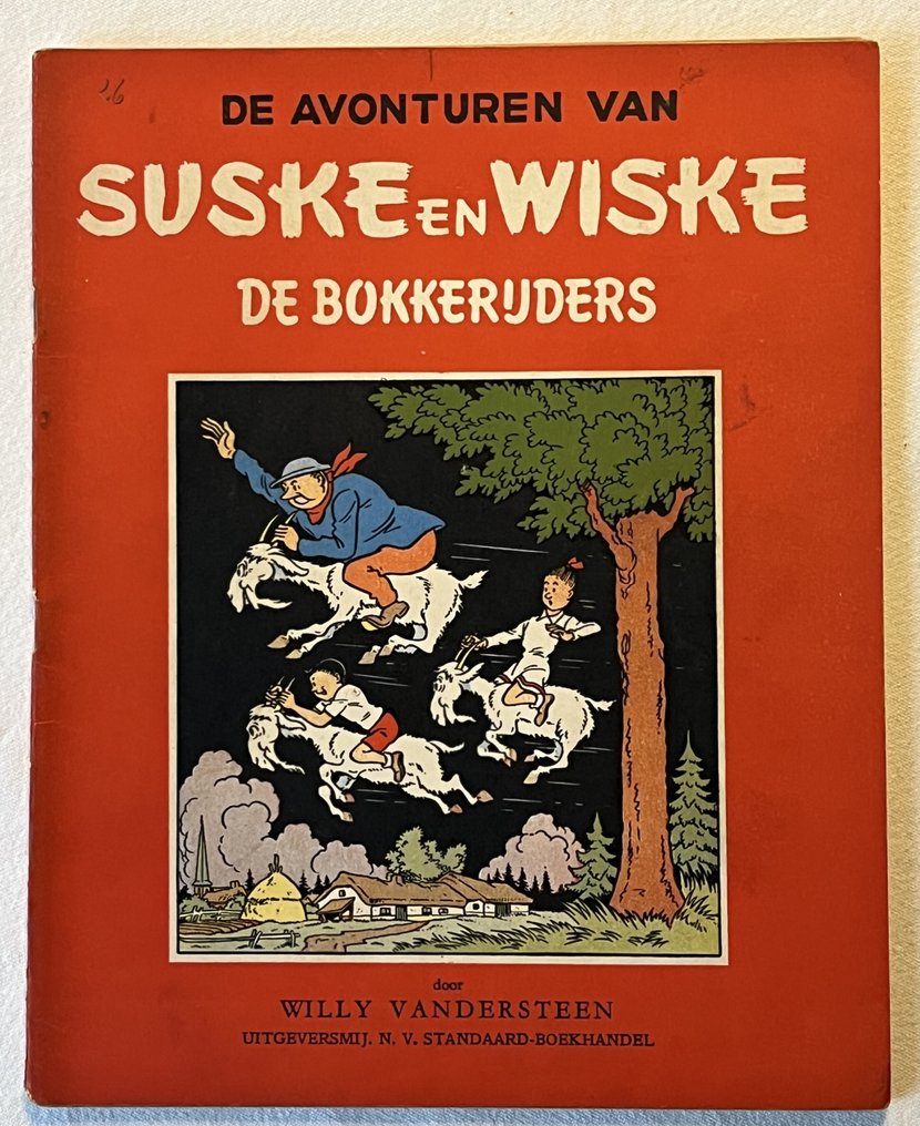 Suske en Wiske RV-26 - De Bokkerijders - 1 Album - EO - 1956 #1.0