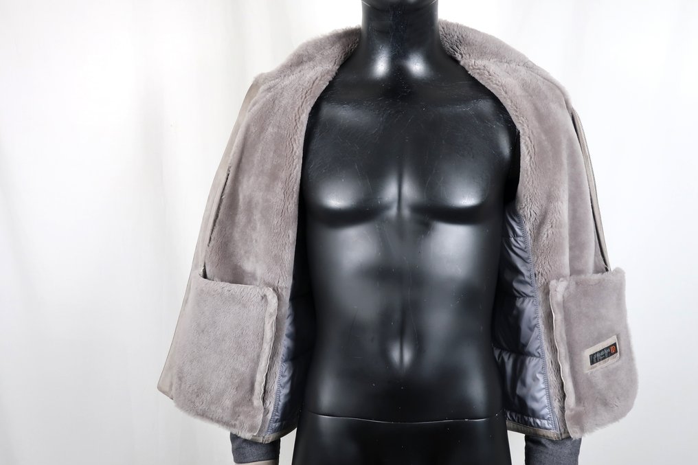 Corneliani - Lamb Shearling - Duo Fabric Jacket - Mantel #1.0