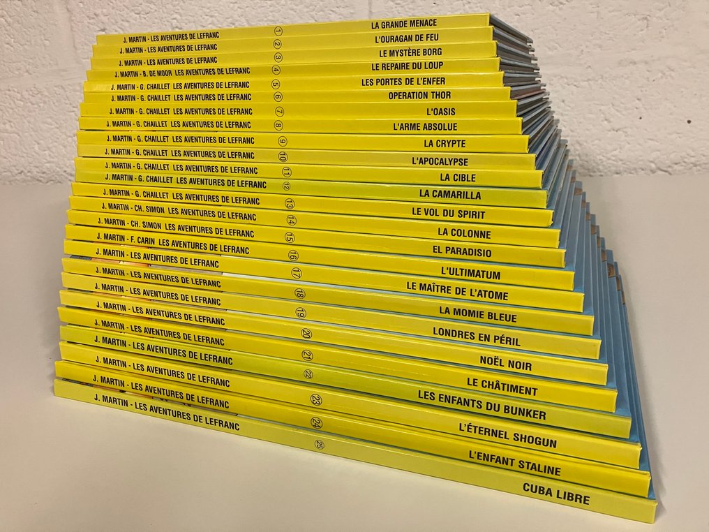 Lefranc T1 à T25 - 25x C - EO/Ré - 25 Album - 2001/2016 #1.0