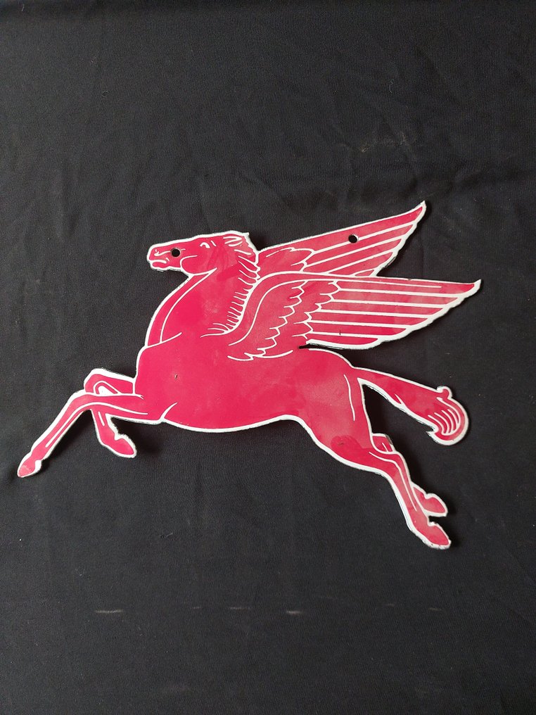 2 pieces of Pegasus enamel signs - Enamel sign (2) - Enamel #2.1