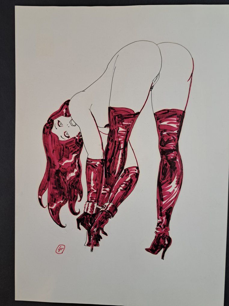 Frollo, Leone - 1 Original colour drawing - Tied Pin Up #1.0