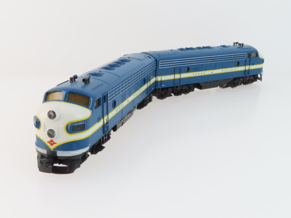 Märklin H0 - 3481 - Locomotive diesel (1) - Ensemble de deux EMD F7 A-units - Texas & Pacific #1.0
