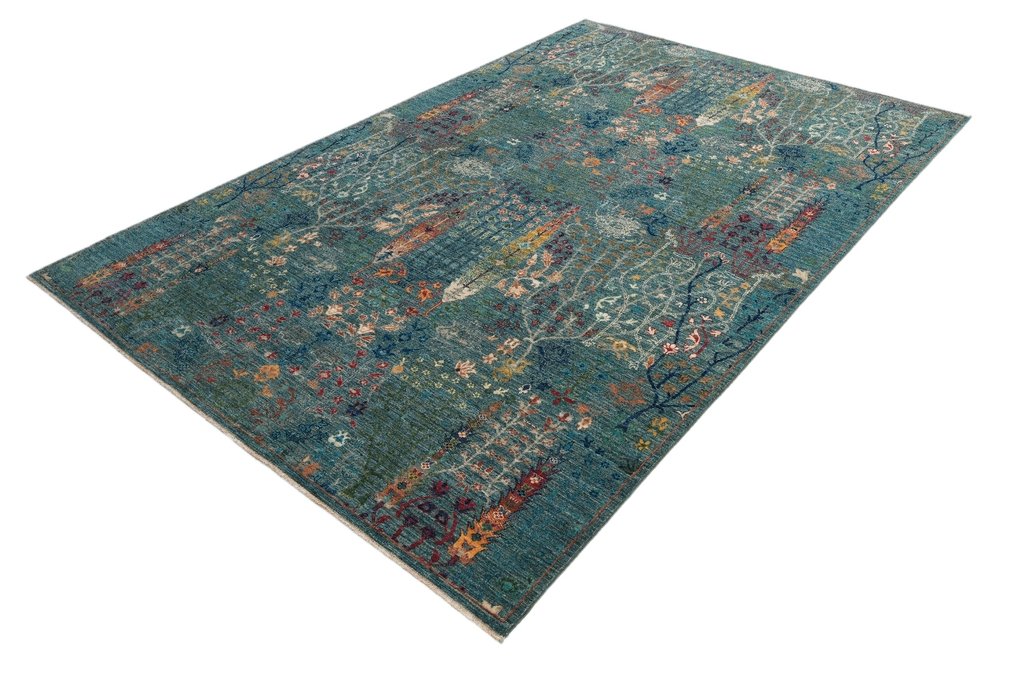 Håndknyttet designer-tæppe – Meget fint – Livets træ-mønster – Meisterstück - Tæppe - 279 cm - 184 cm #2.1