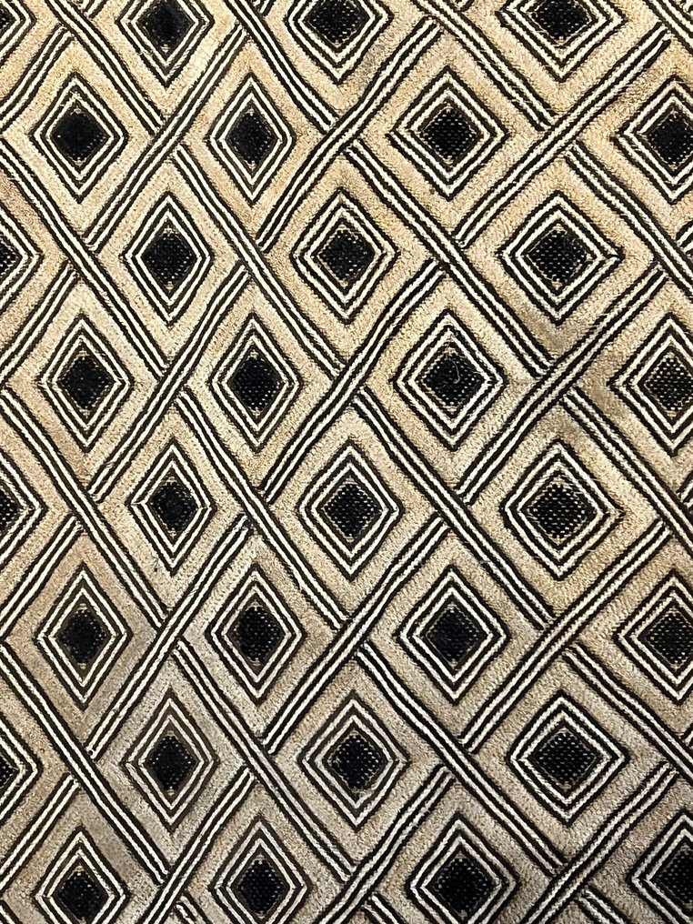 Number 2 / 3 pieces Kassai Raffia mats - Rug - 60 cm - 60 cm #3.2