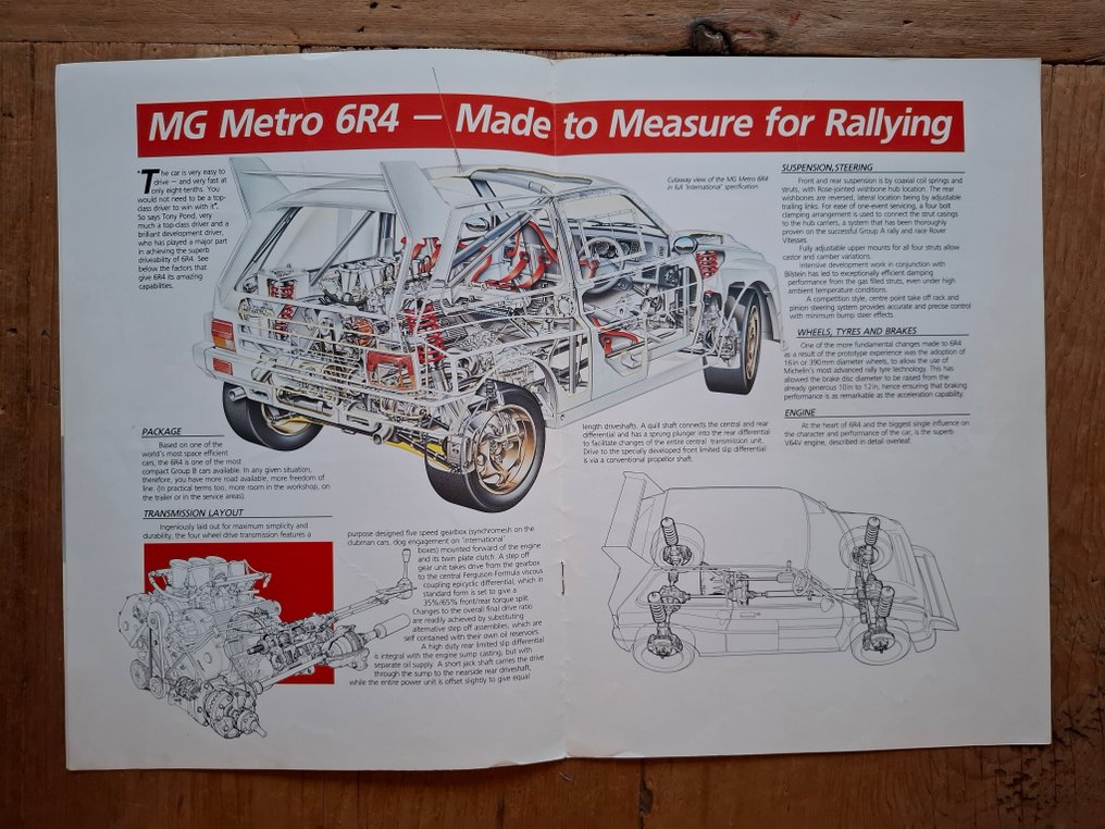 Brochure - MG - Metro 6R4 - 1985 #2.1