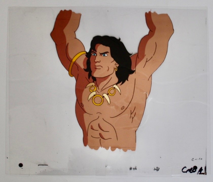 " CONAN - The Adventurer " Originele animatieproductiecel - with COA - 1992 #4.3