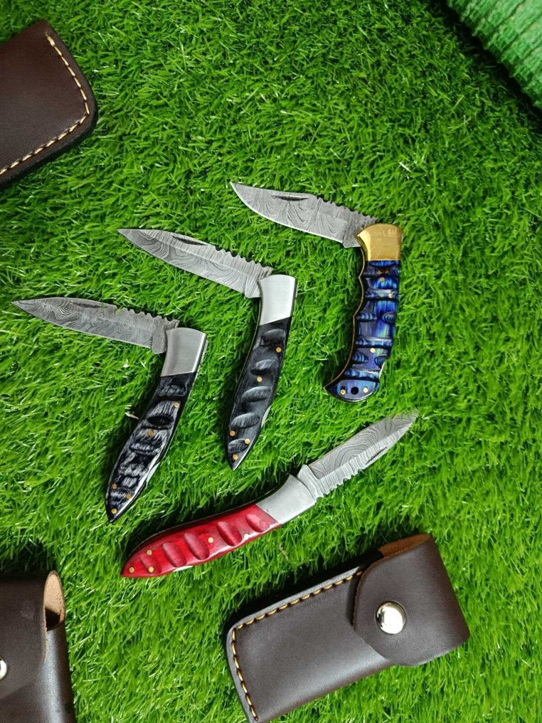 Laguiole Bounga - 厨刀 - 体验地中海和法国餐具的巅峰 -  折叠 8 - 美国异国木柄与折叠钢 - 意大利 - 厨房和餐桌用刀 #1.0