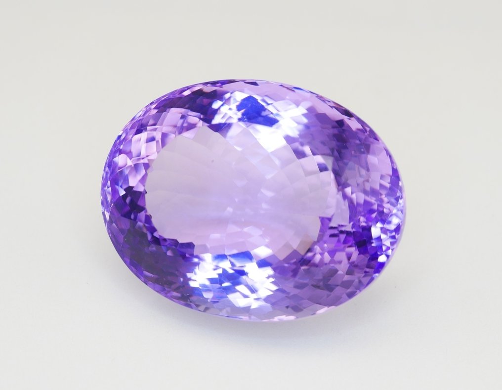 χωρίς τιμή ασφαλείας Μωβ Αμέθυστος - 88.30 ct - Διεθνής Ένωση Έγχρωμων Πολύτιμων Λίθων (ICA GemLab) - Χρώμα Rose de France #2.1