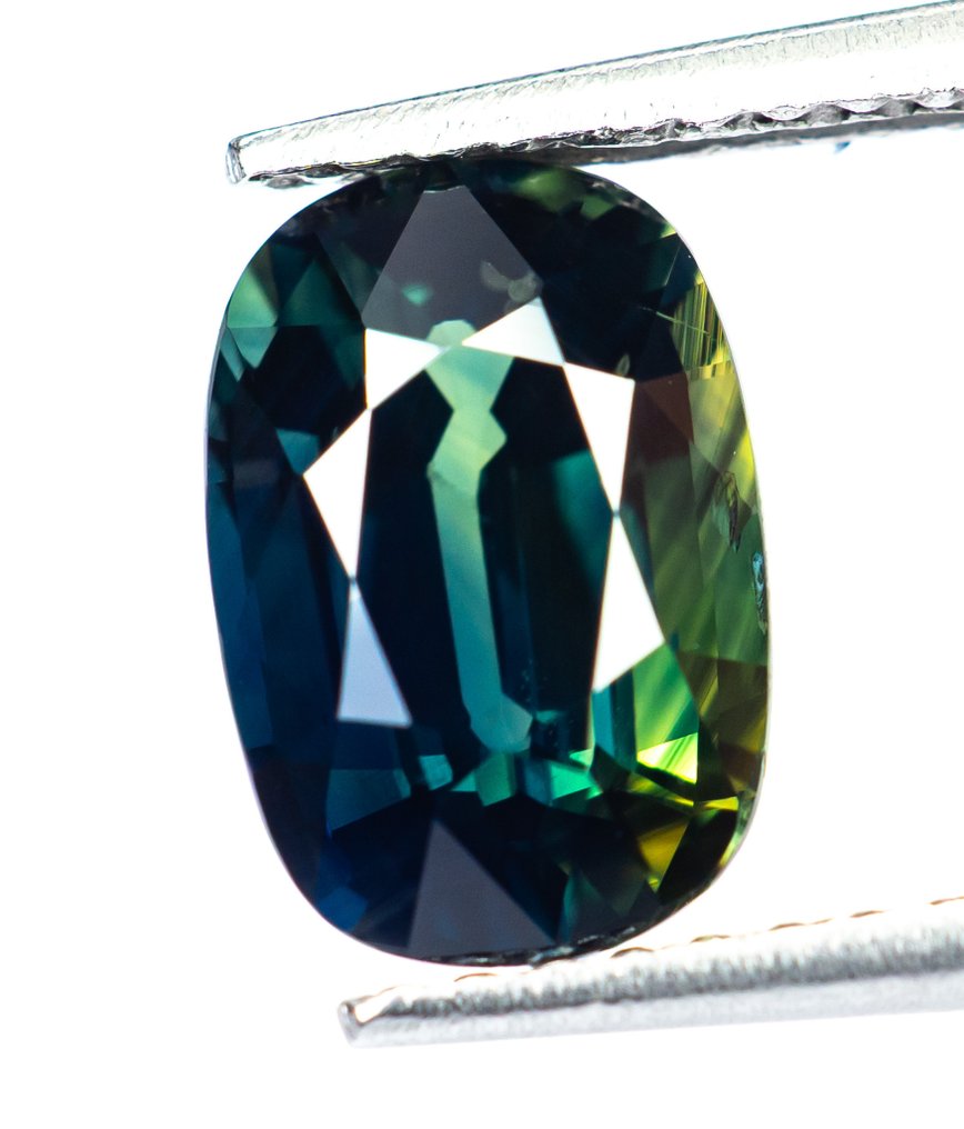 没有保留价 蓝宝石  - 2.56 ct - Bellerophon 宝石实验室 - 深蓝绿色 #2.1