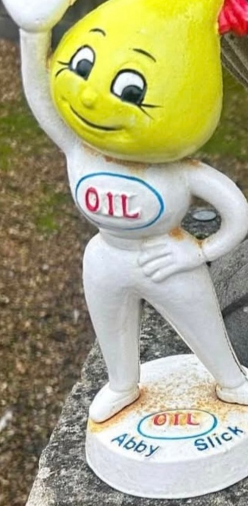 Original 1960s ESSO (large 25.4 cm tall ) Abby Slick and Andy Slick mascots - POS (point of sale advertising object) (2) - Stunning Original 1960s #1.0