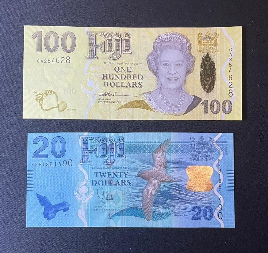 Φίτζι. - 2, 5, 20, 100 Dollars - various dates - Pick 109a, 110a, 117a, 114a (χωρίς τιμή ασφαλείας) #2.1