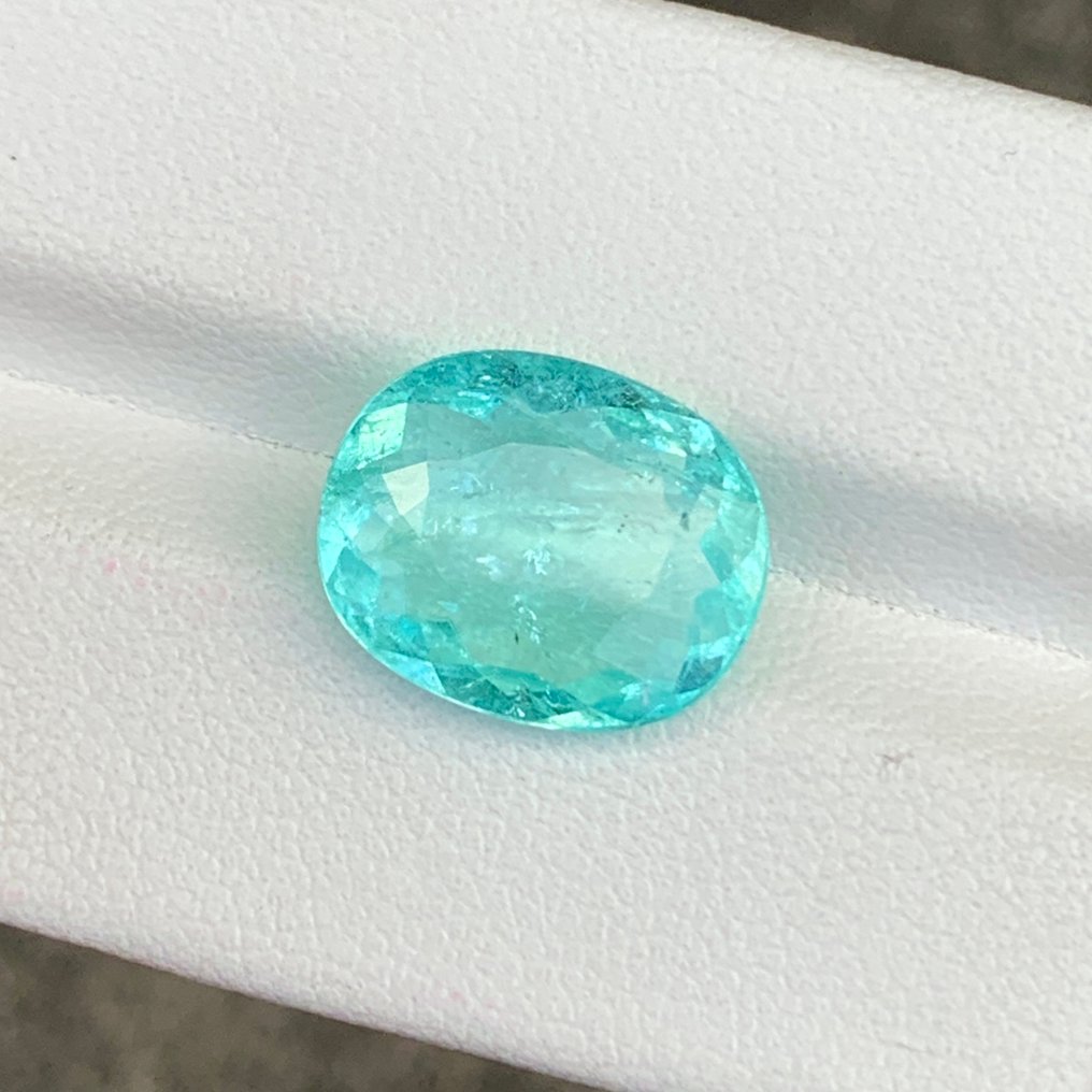 1 pcs  蓝色 帕拉伊巴碧玺  - 5.77 ct - 美国宝石研究院（GIA） - Natural Paraiba #2.1