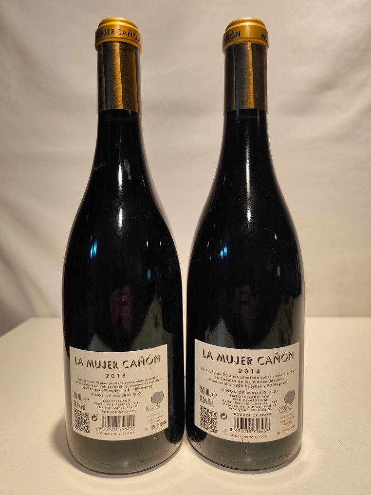 2013 & 2014 Comando G, La Mujer Cañón - Madrid - 2 Flaskor (0,75L) #1.0