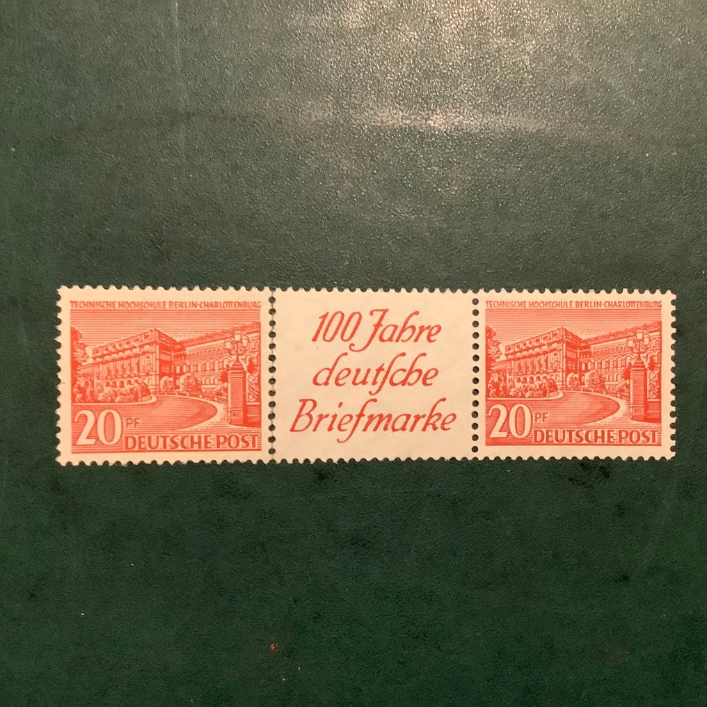 柏林 1949 - 来自小册子的组合 - Michel W16 #1.0