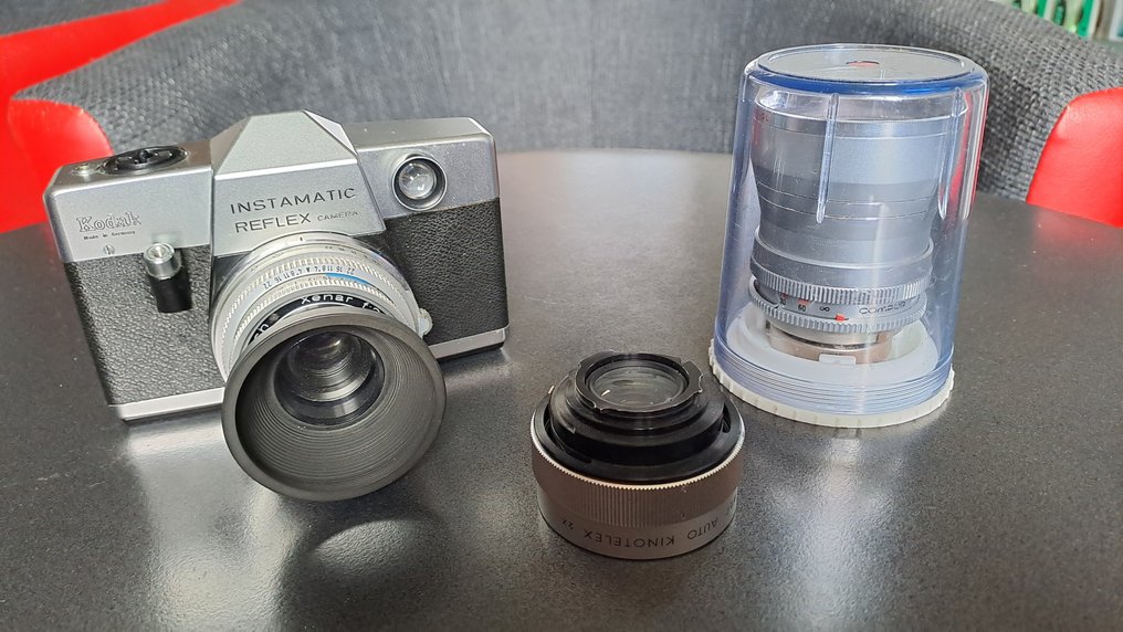 Kodak, Schneider Kreuznach Instamatic Reflex + 45mm + 135mm + Teleconverter | Analogue camera #1.0