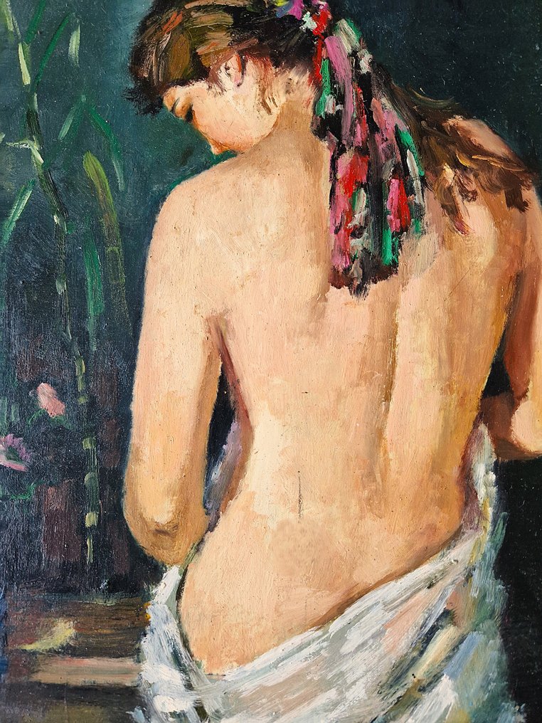 Jan Bazuin (1930 - 2003) - Staand vrouwelijk naakt #3.2