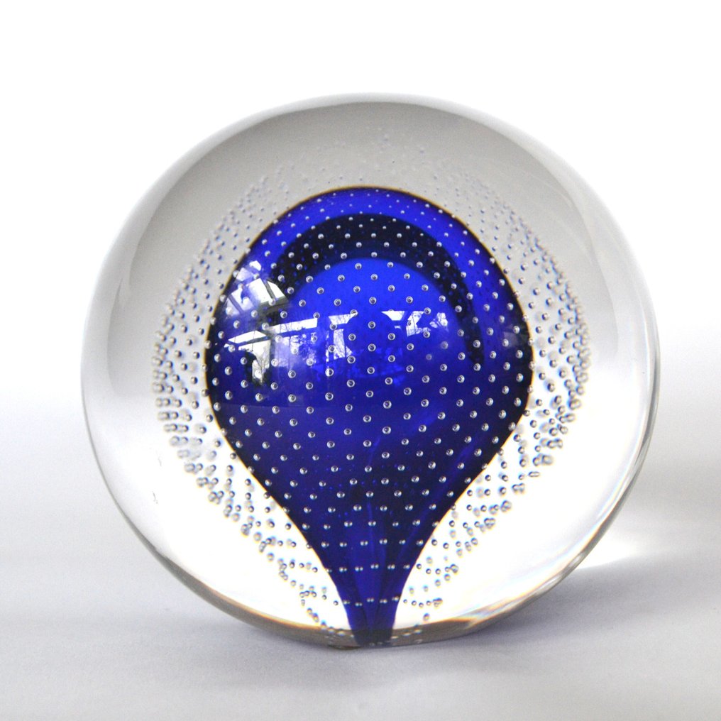 Val Saint Lambert - Romano Carrera - Paperweight - Crystal #1.0