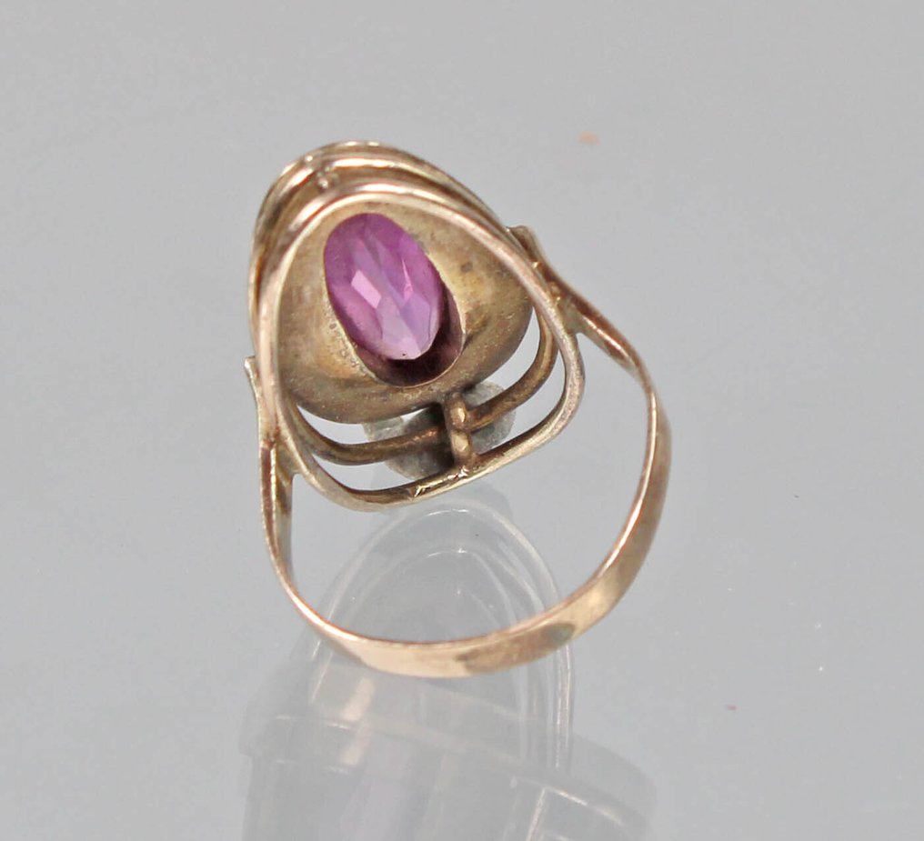 No reserve price - Ring - 8 kt. Yellow gold - 3.50ct. tw. #3.2