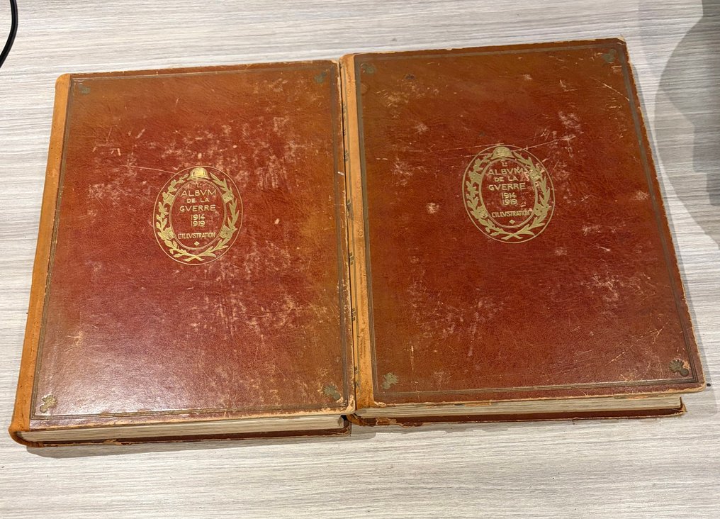 inconnu - Album de la Guerre 1914–1919 – Édition L’Illustration – 2 Volumes reliés – 1922 – 1300 pages – - 1922 #1.0