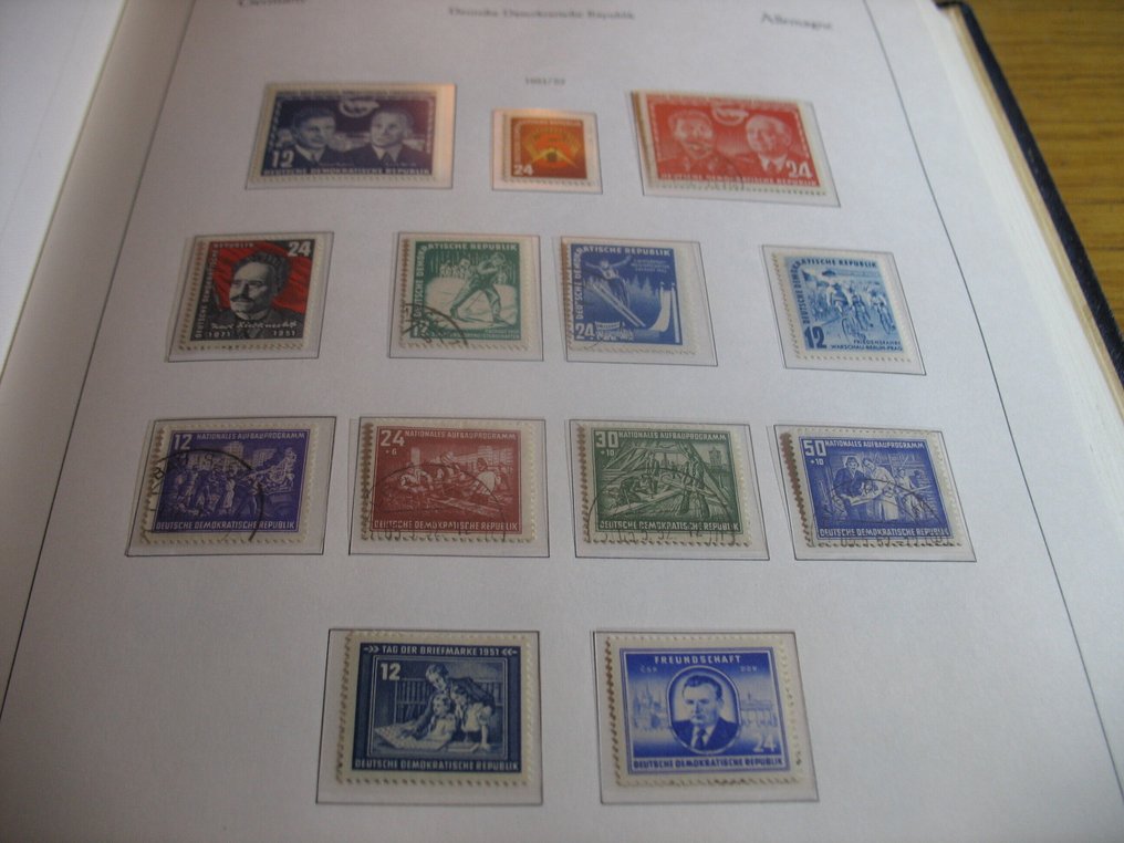 东德  - 精彩收藏，1949-1990，收集于4本KABE预制册子中，通常以两种状态保存。 #4.3