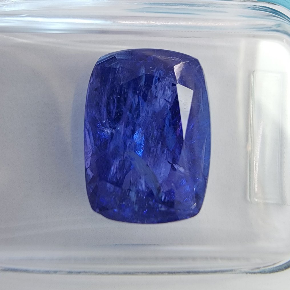 χωρίς τιμή ασφαλείας - 1 pcs  Μπλε, Βιολετί Τανζανίτης  - 4.98 ct - International Gemological Institute (IGI) #1.0