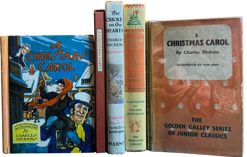 Charles Dickens - Five 1940's editions of A Christmas Carol - 1940-1949 #1.0