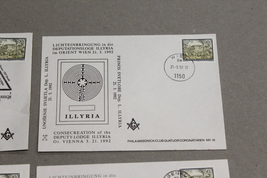 奧地利 1992/1994 - Phila Masonica #2.1
