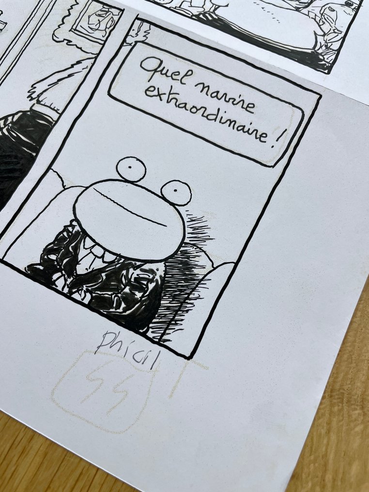 Phicil - 1 Original page - Georges Frog - Tome 4 - American Dream - 2010 #1.0