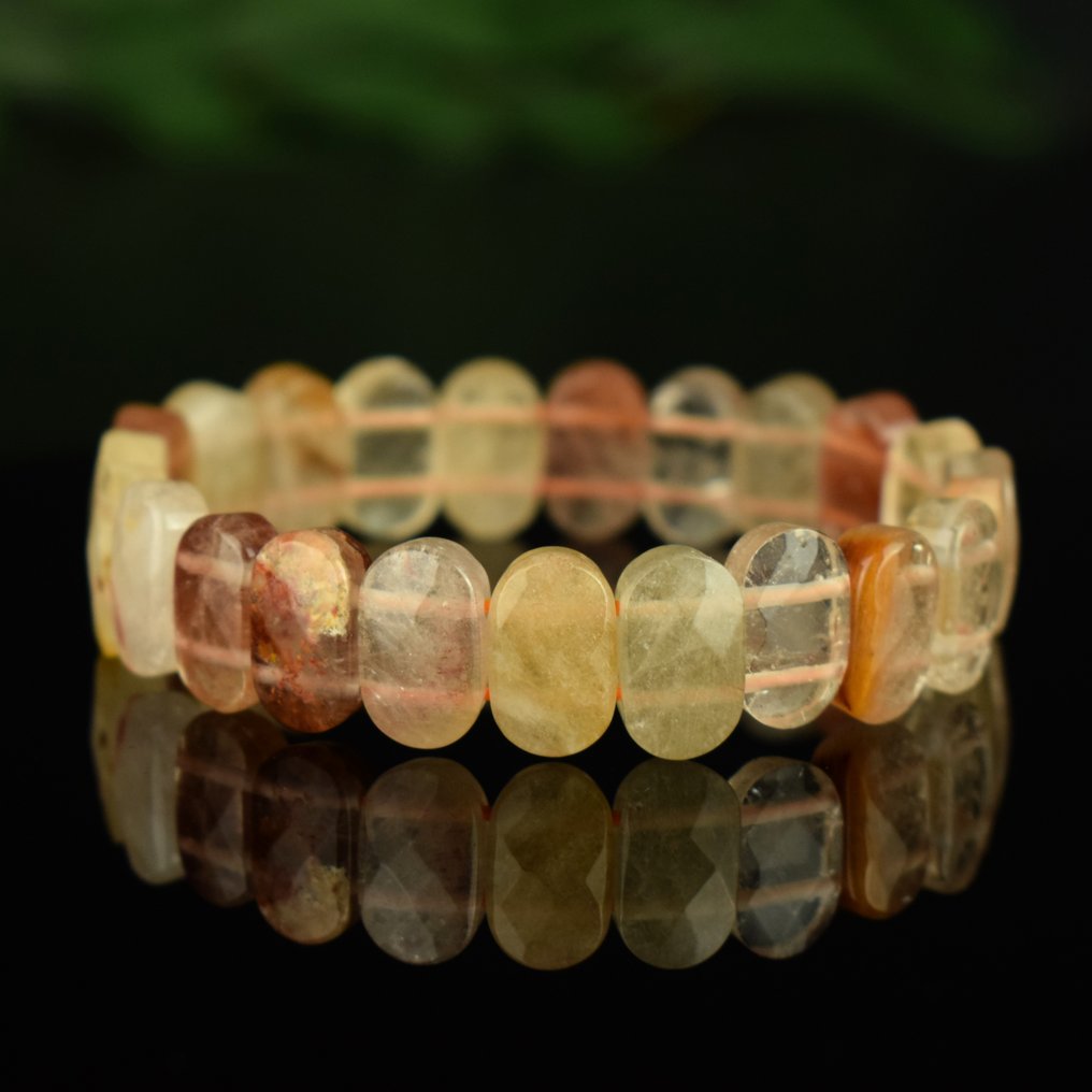 Nessun prezzo di riserva - Quarzo rutilato - Inclusioni dorate e rame- 28.9 g #4.3