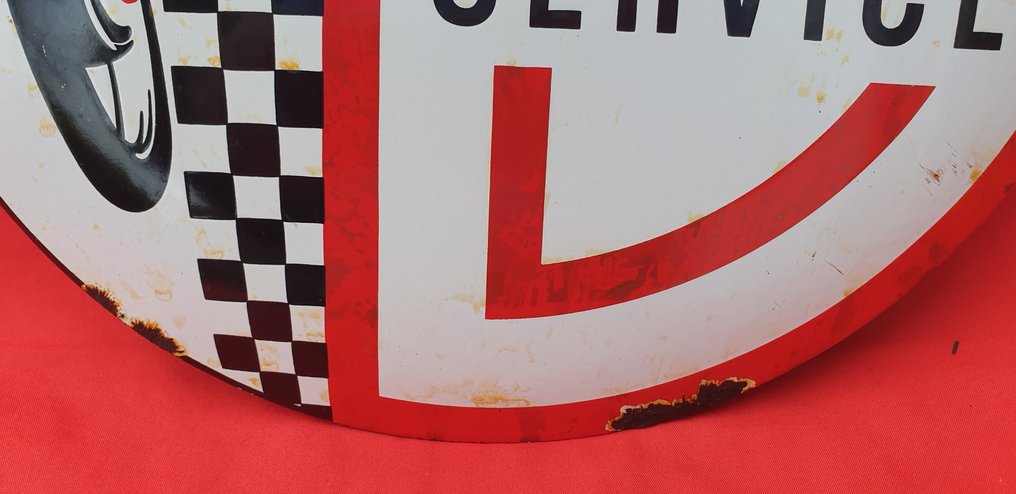 Ducati - Ducati Service Email Shield - Enamel sign - Enamel, Metal #4.3