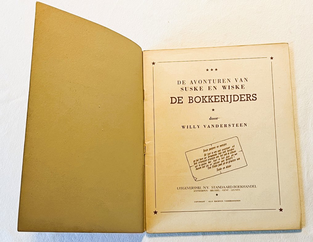 Suske en Wiske RV-26 - De Bokkerijders - 1 Album - EO - 1956 #1.0