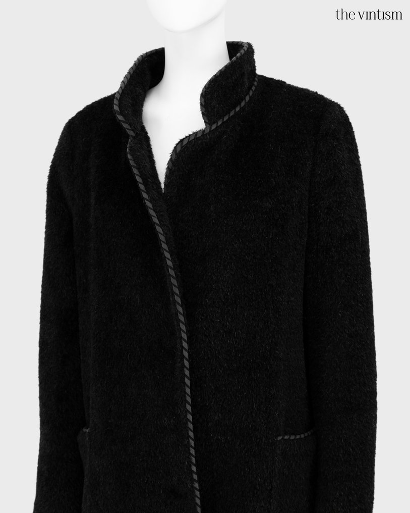 Max Mara - Alpaca, Virgin Wool, Genuine Leather - 外套 #3.2