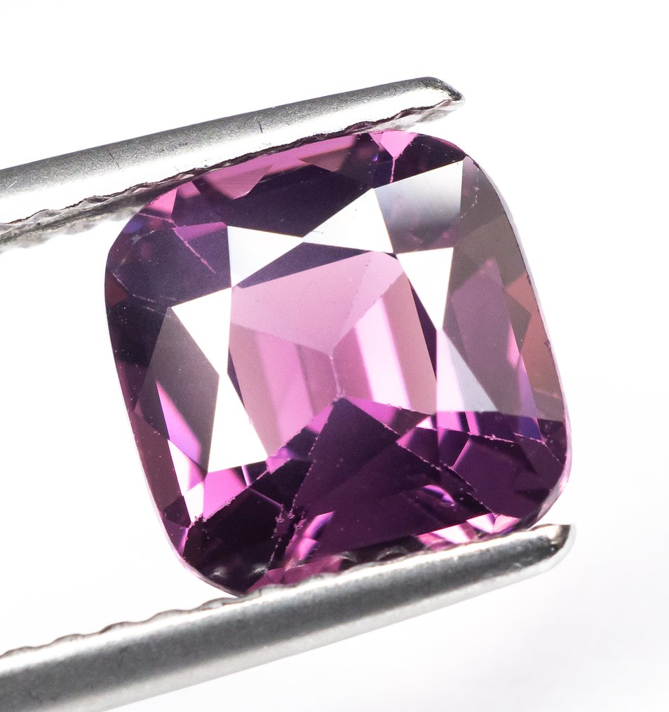 沒有保留價 尖晶石 - 1.96 ct - Antwerp Laboratory for Gemstone Testing (ALGT) - 鲜明的深紫粉色 #1.0