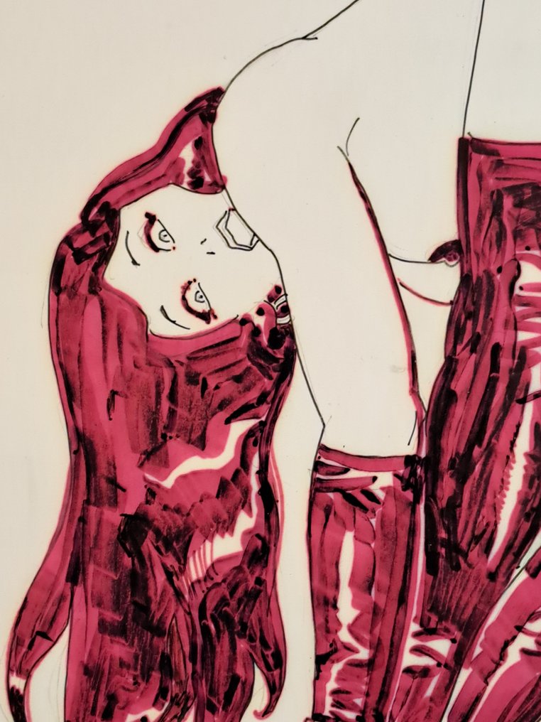 Frollo, Leone - 1 Original colour drawing - Tied Pin Up #1.0