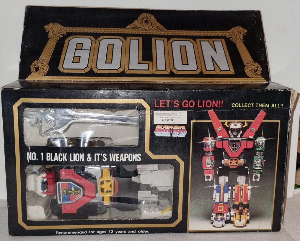 Golion - 玩具机器人 Robot Golion Voltron lion force diecast metal 5 in 1 vintage - 1980-1990 - 台湾 #1.0