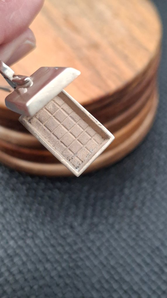 Schoonhoven - Miniaturowa figura - Wafelijzer - Srebro pr. 835 #4.3