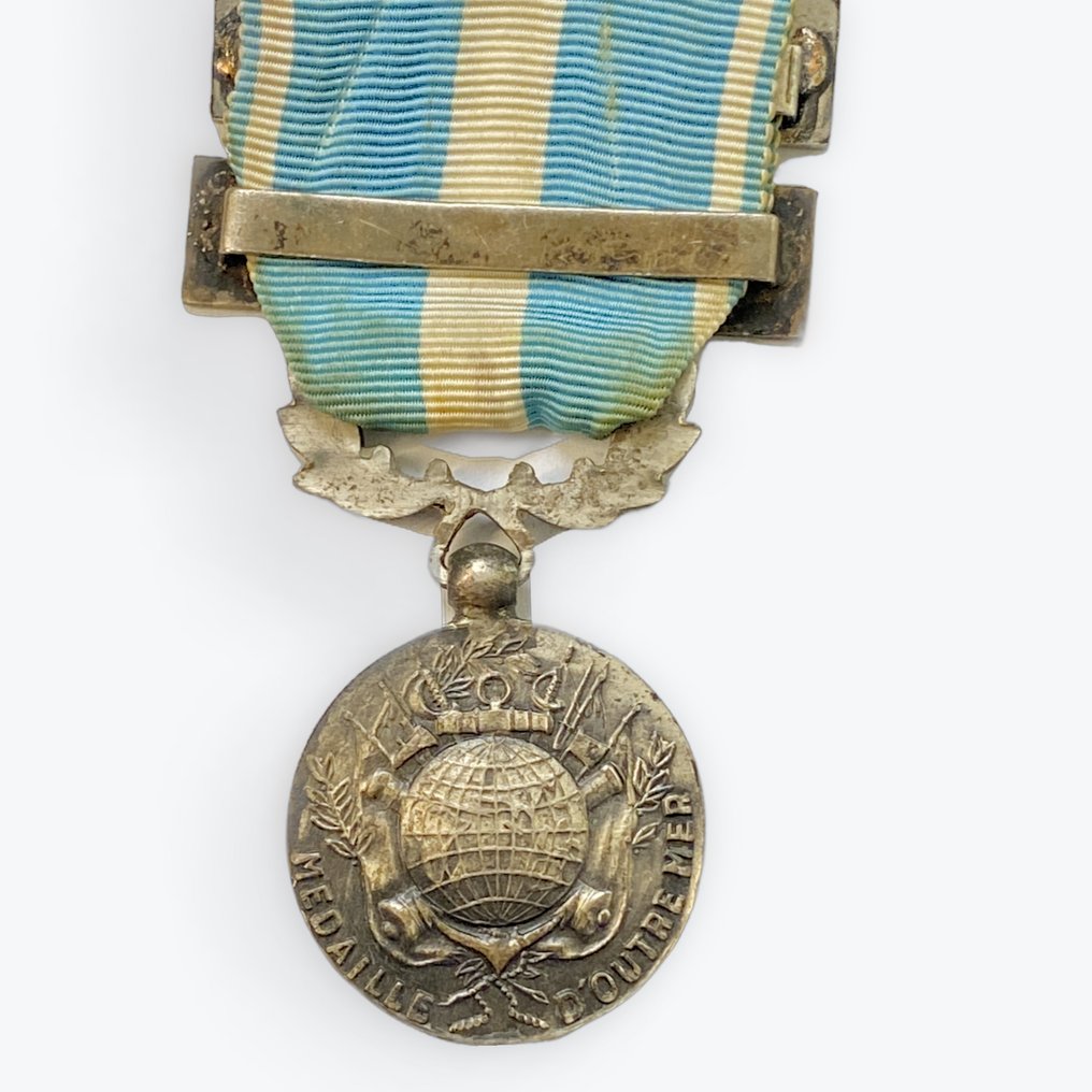 Γαλλία - Στρατιωτικό μετάλλιο - Μετάλλιο υπερπόντιας με τις 4 καρφίτσες #2.1