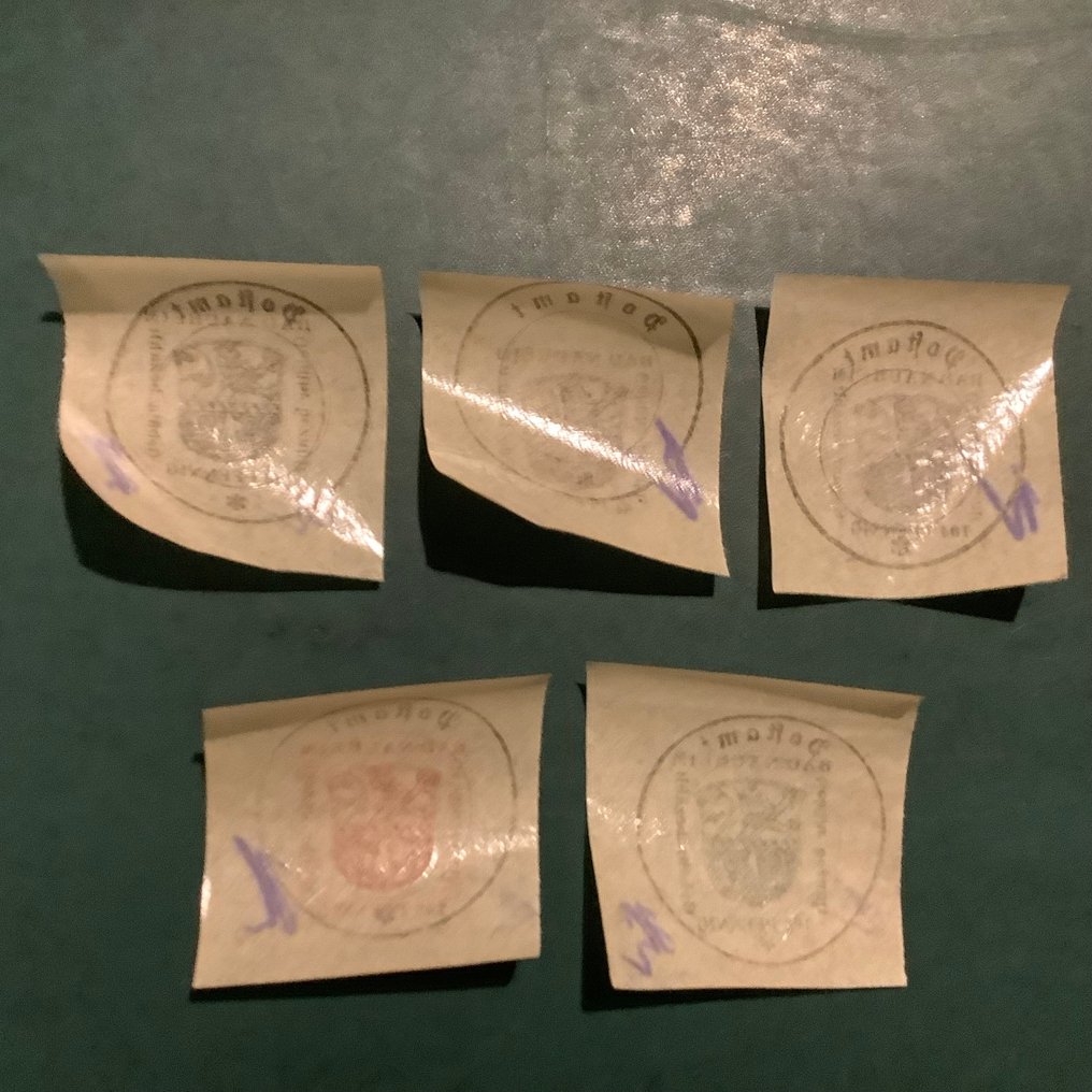 德國 - 當地郵政區 1945 - Bad Nauheim：完全排放 - Michel blok 4/8 #2.1