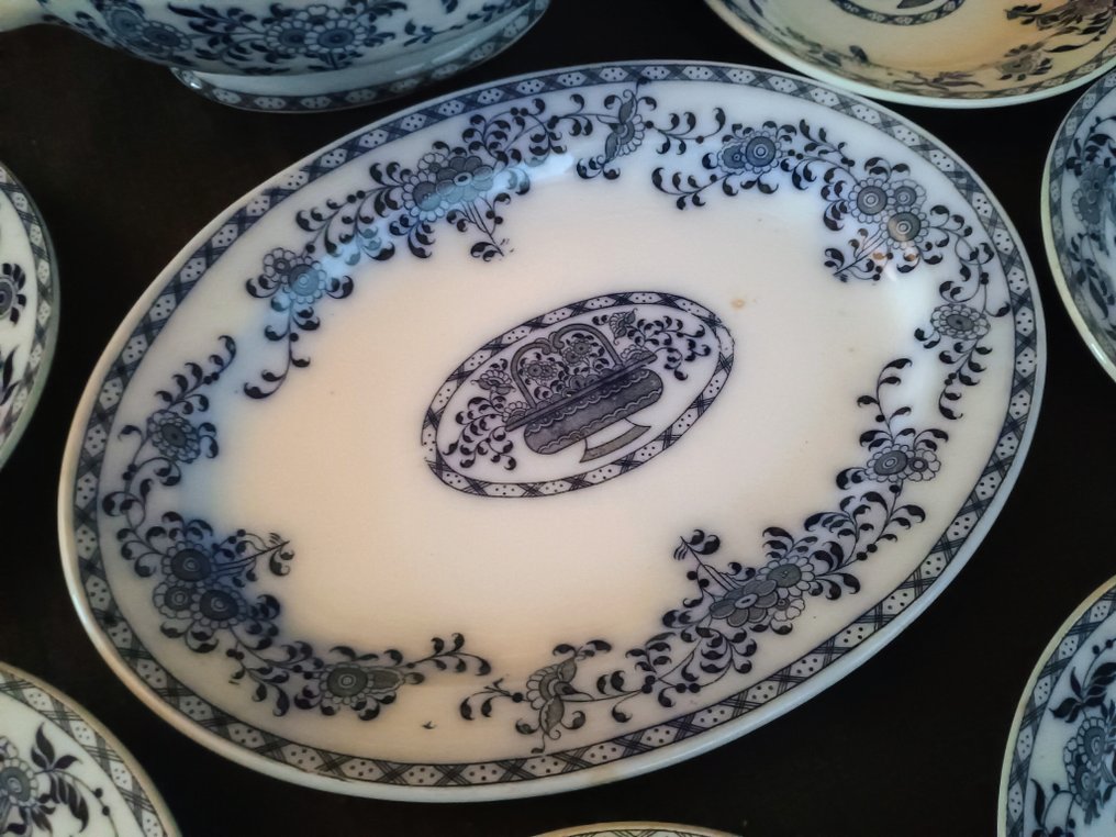 Laveno, Richard Ginori - Σετ δείπνου για 6 άτομα (8) - Κεραμικό, Delftware #2.1