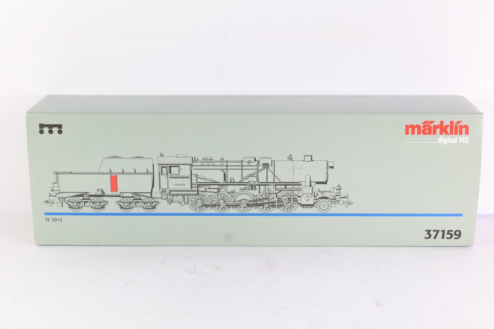Märklin H0 - 37159 - Locomotiva a vapor com vagão de carvão (1) - Série TE-3915 - SZD #1.0