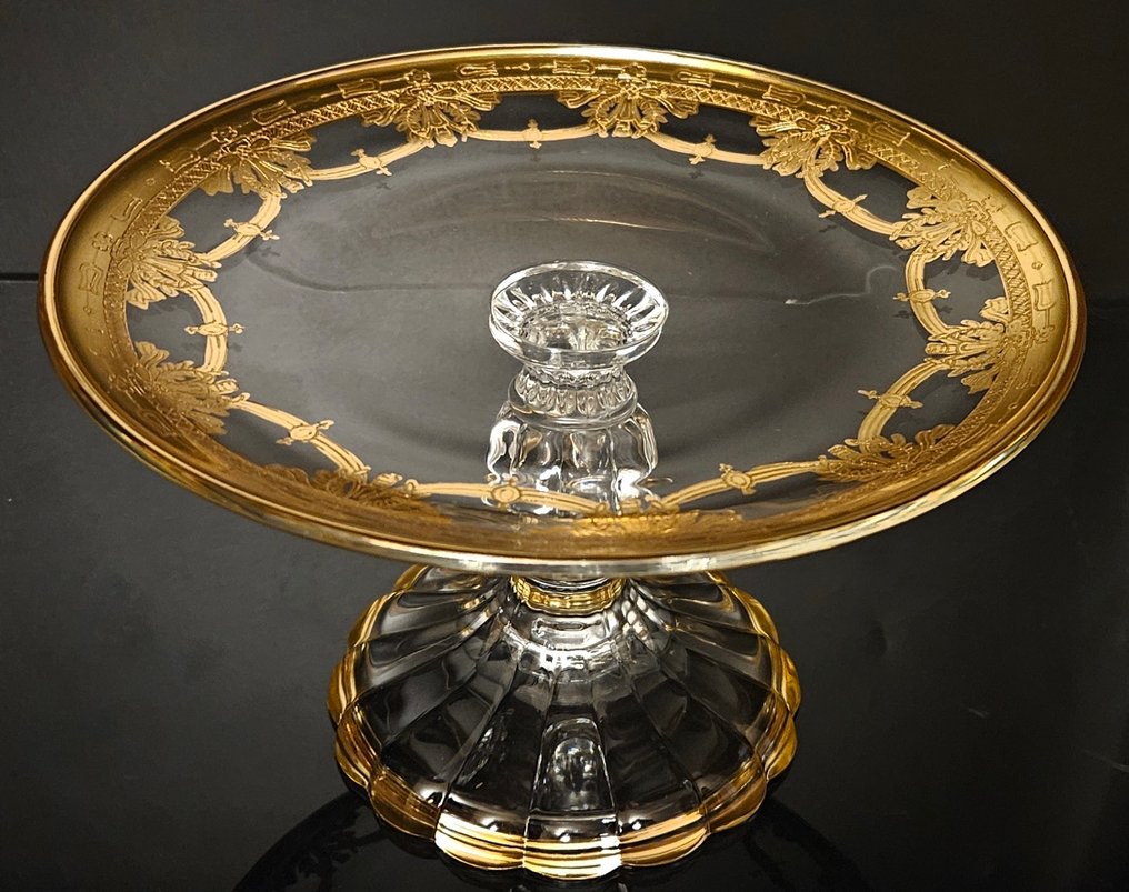 ISMIE LUX - Cake stand - Luxury cake stand, totally handmade in gold. - Crystal #1.0