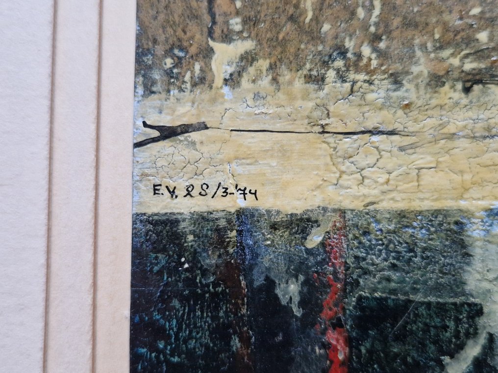 Esma Yiğitoğlu (Zincidere, 1944 – Rotterdam, 2009) - misty (Turkish) landscape #2.1