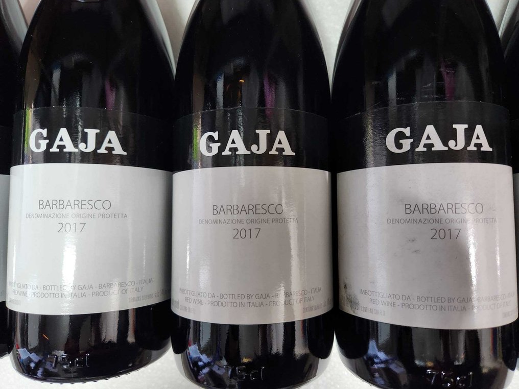 2016 x2, 2017 x4 & 2018 x3 Gaja - Barbaresco - 9 Bottiglie (0,75 L) #2.1