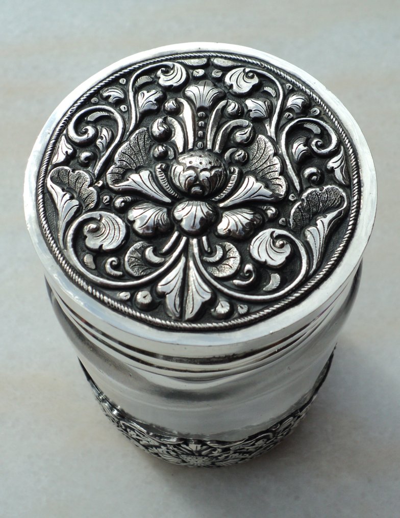 Borcan de gem - .800 argint - Suport pentru ceas argintiu #4.3